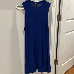 Forever 21 royal blue mini dress. Perfect for summer!